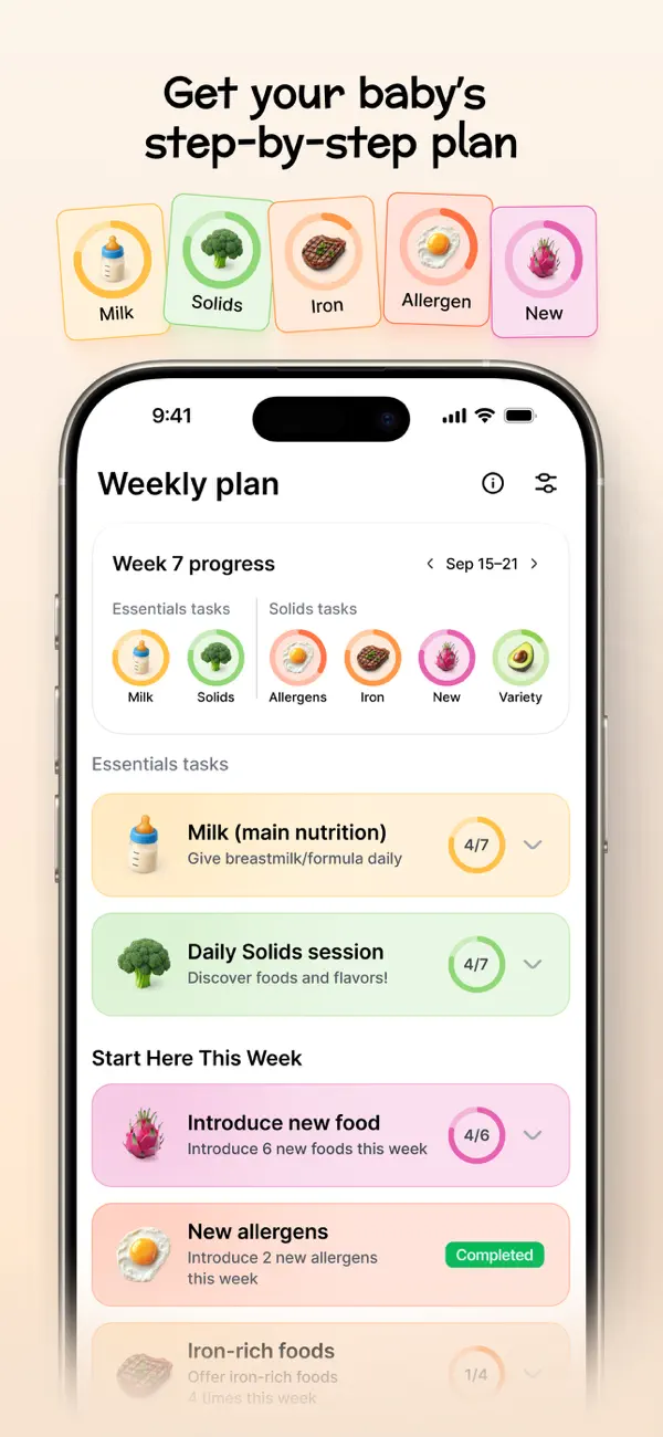 BabyPlate: Starting Solids screenshot 2