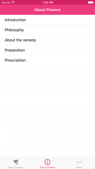 Bach Flowers Remedies screenshot 1