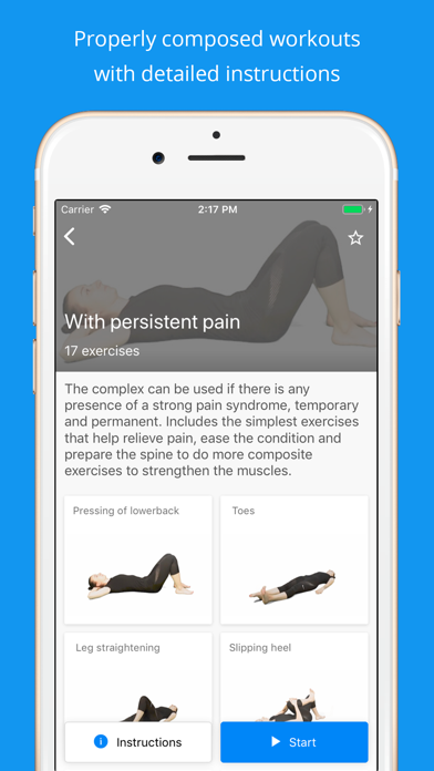 Back pain exercises at home screenshot 5