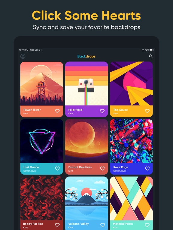 Backdrops - Wallpapers screenshot 1