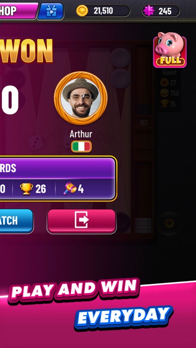 Backgammon Plus - Board Games screenshot 5