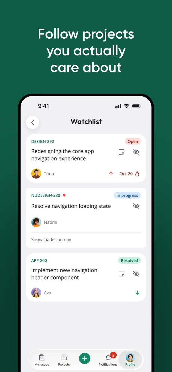 Backlog: Project Management screenshot 1
