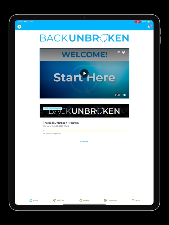 BackUnbroken screenshot 1