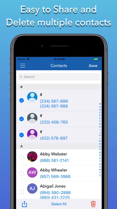 Backup Contacts Cleaner screenshot 2
