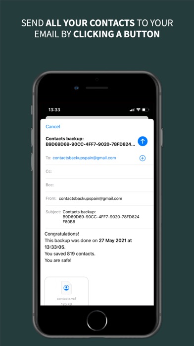 Backup your contacts PRO screenshot 4