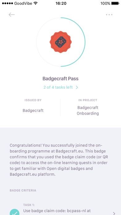 Badge Wallet screenshot 1