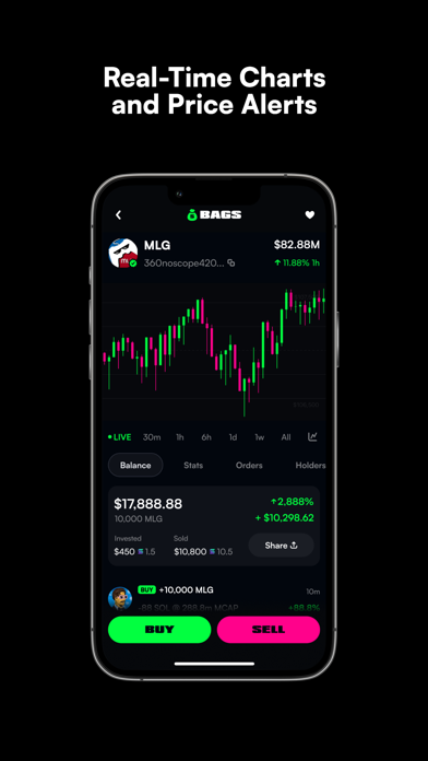 BAGS: Trade Crypto & Memes screenshot 3