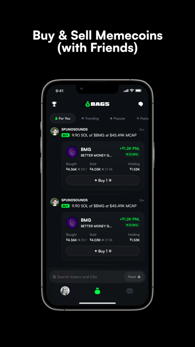 BAGS: Trade Crypto & Memes screenshot 6