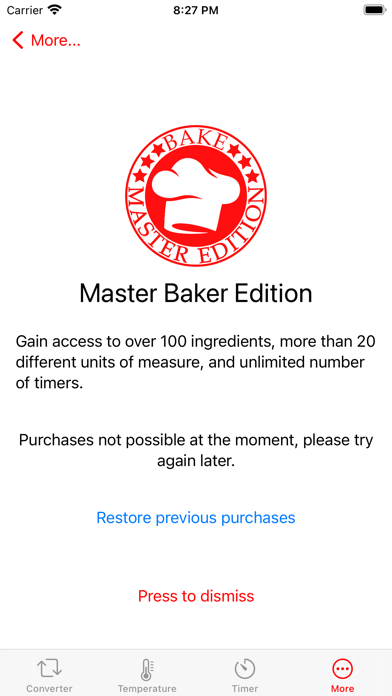 Bake: Baking Converter & Timer screenshot 1