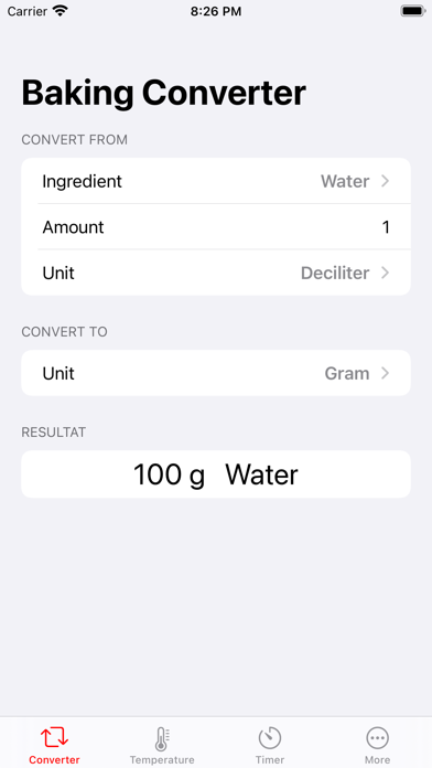 Bake: Baking Converter & Timer screenshot 5