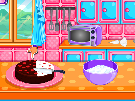Baking black forest cake games screenshot 4