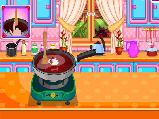 Baking black forest cake games screenshot 5