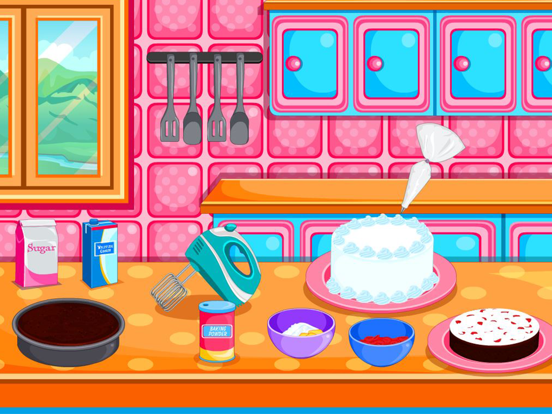 Baking black forest cake games screenshot 10