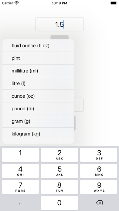 Baking Converter screenshot 2