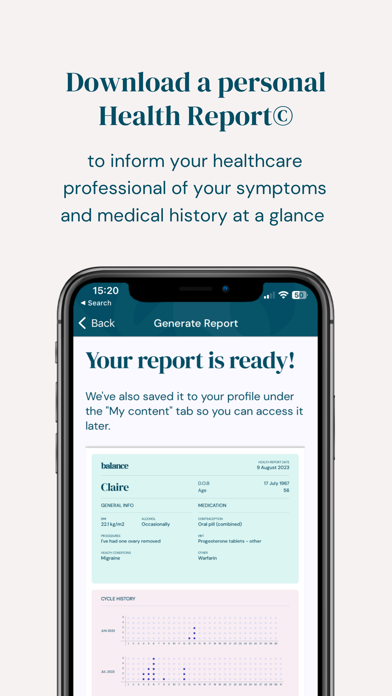 Balance - Menopause & Hormones screenshot 4