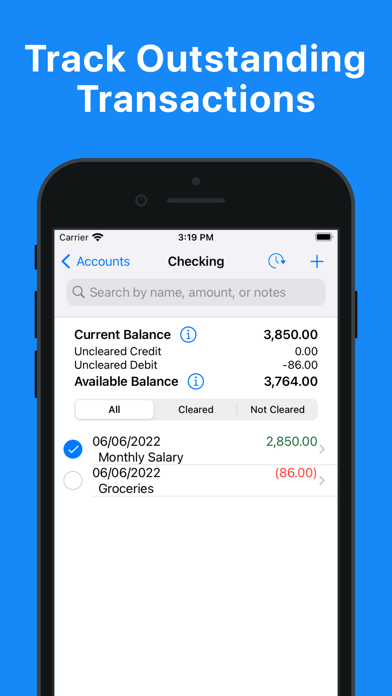 Balance My Checkbook screenshot 2