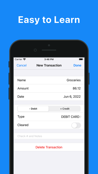 Balance My Checkbook screenshot 5