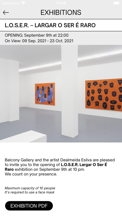 BALCONY - Contemporary Art screenshot 2
