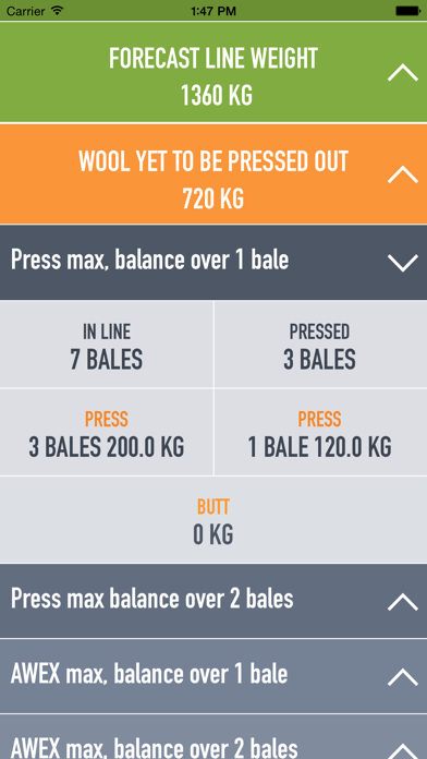 Bale Weight Calculator by AWEX screenshot 1