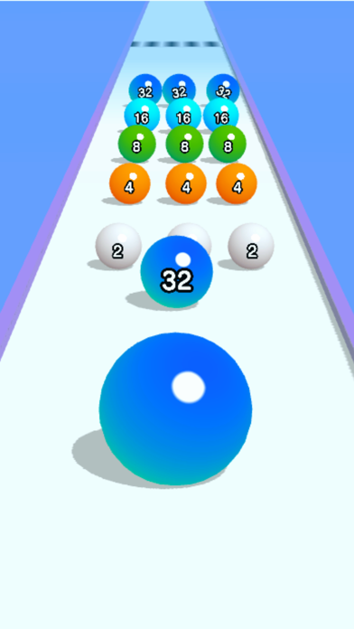 Ball Run 2048 screenshot 2