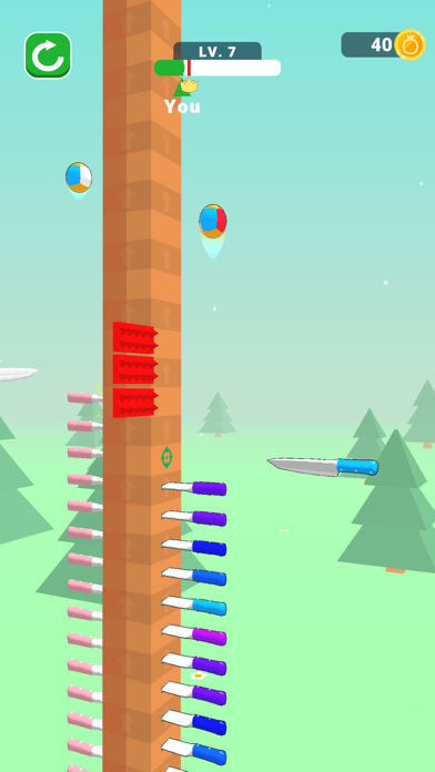 Ball Up: Knife Racing screenshot 4