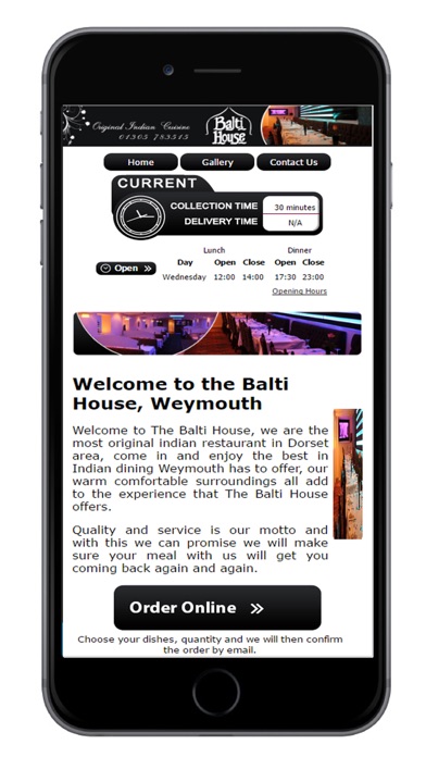 Balti House Weymouth screenshot 1