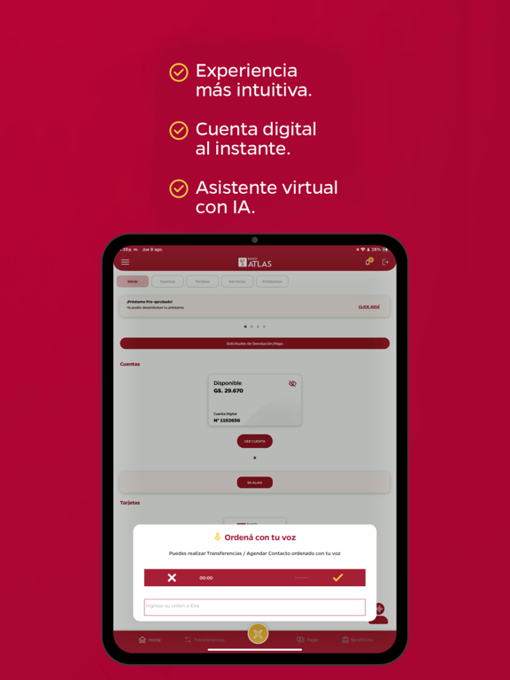 Banco Atlas screenshot 1