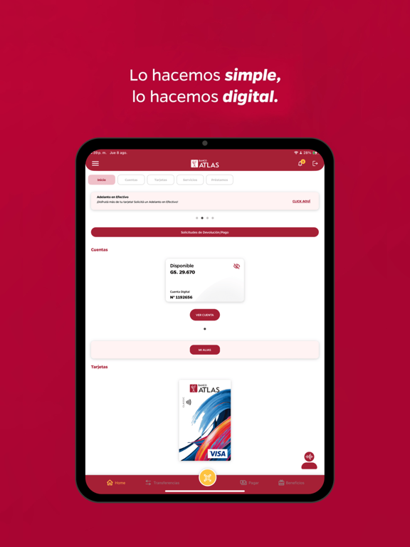 Banco Atlas screenshot 2