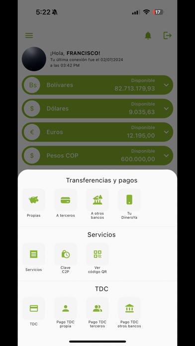 Banco Plaza App screenshot 4