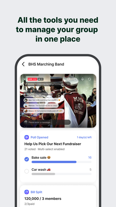 BAND - App for all groups screenshot 2