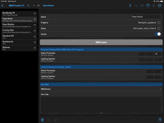 BandHelper screenshot 6