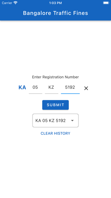 Bangalore Traffic Check Fines screenshot 4