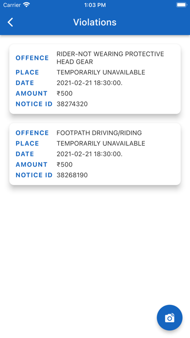 Bangalore Traffic Check Fines screenshot 3