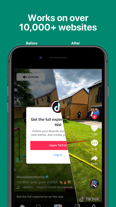Banish - Block 'Open in App' screenshot 3