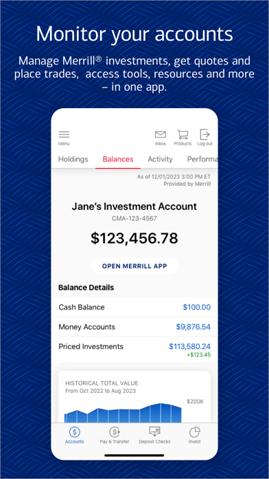 Bank of America Mobile Banking screenshot 1