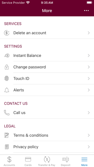 Bank of Wisconsin Dells Mobile screenshot 3