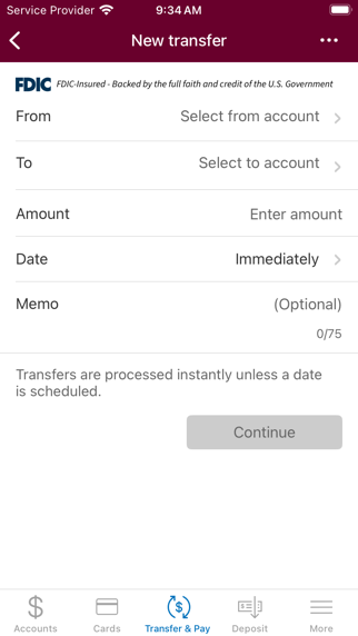 Bank of Wisconsin Dells Mobile screenshot 4