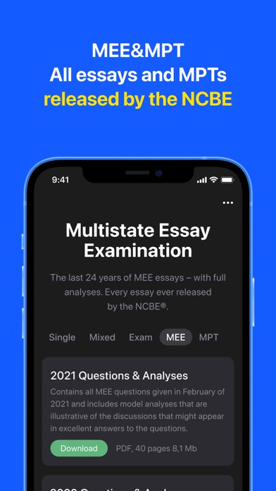 Bar Exam & MBE: Bar Prep screenshot 1