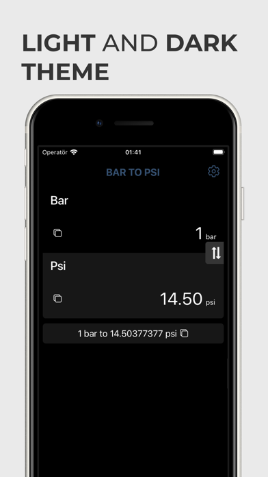 Bar to Psi Converter screenshot 1