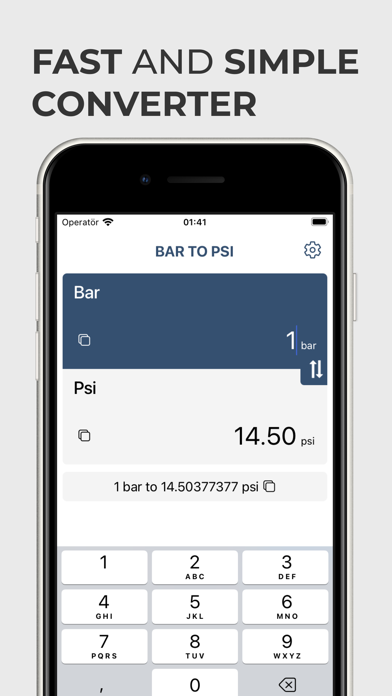 Bar to Psi Converter screenshot 5