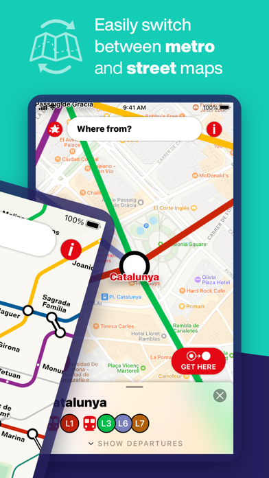 Barcelona Metro Map & Routing screenshot 4