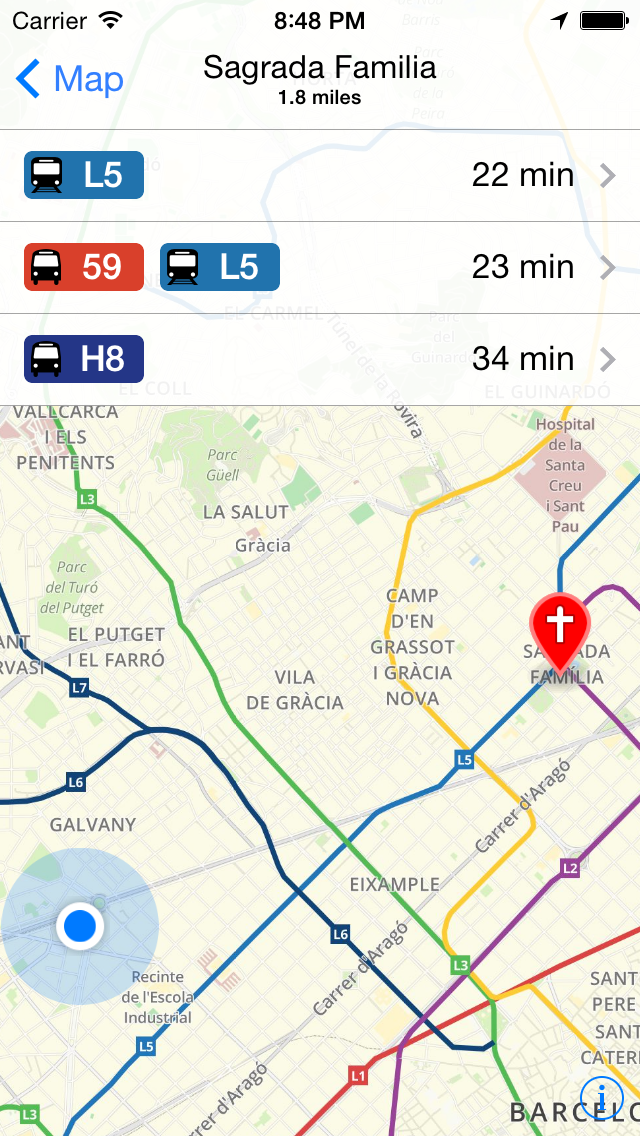 Barcelona Smart Guide screenshot 2