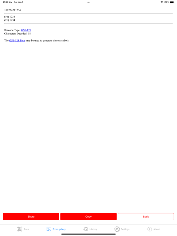 Barcode Data Decoder Verifier screenshot 6