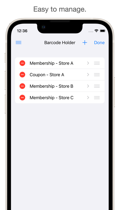 Barcode Holder screenshot 5
