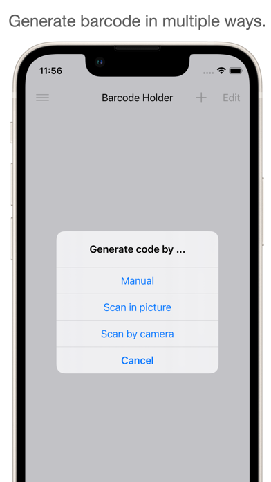 Barcode Holder screenshot 4