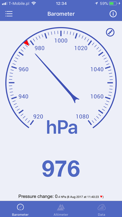 Barometer & Altimeter & Thermo screenshot 2