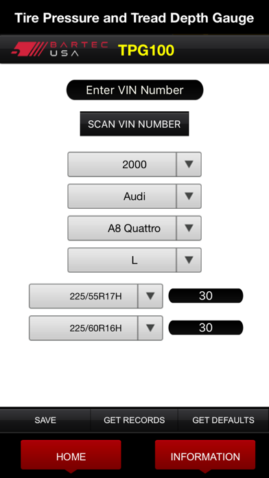 BARTEC USA - BT Tire Gauge screenshot 2