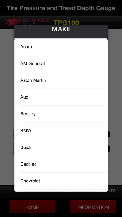 BARTEC USA - BT Tire Gauge screenshot 1