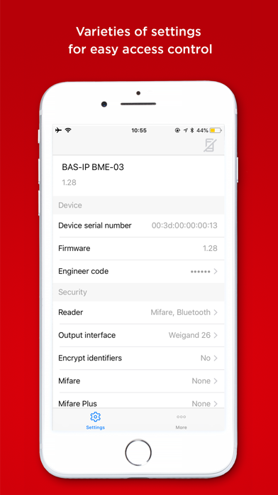 BAS-IP UKEY Config screenshot 1