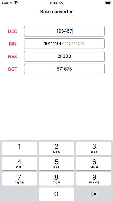 Base Converter Simple screenshot 3